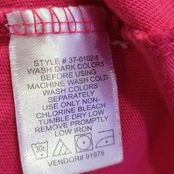Woman Within Plus Size Pink V Neck TShirt Size 2X - Picture 3 of 3